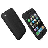 Ricco iPhone 3G 3Gs 3G S 2G Silicon Case Skin Sleeve Cover Treadz Black