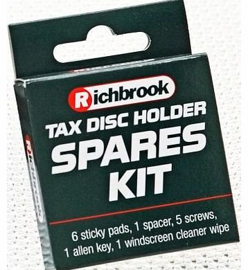 Richbrook Car Tax Disc Holder Spares Kit - 4000.33