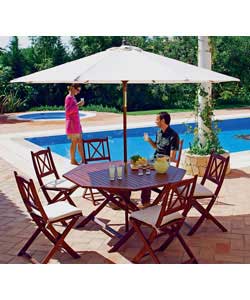 Richmond 6 Seater Patio Set - Express Delivery