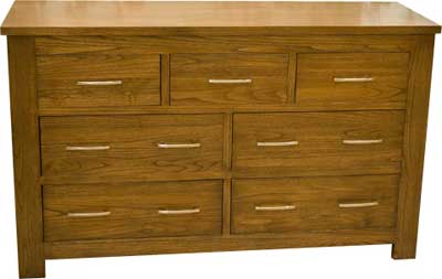 richmond CHEST OF DRAWERS 3 OVER 2 OVER 2 DARK