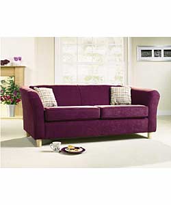 Large Sofa - Aubergine