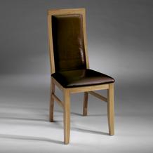 richmond Oak Dining Chair Brown x2