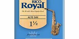 Rico Royal Alto Saxophone Reeds 1.5 10 Box