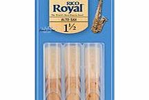 Rico Royal Alto Saxophone Reeds 1.5 3-Pack