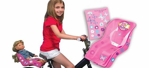 Ride Along Dolly - Doll Bicycle Seat with Decorate Yourself Decals