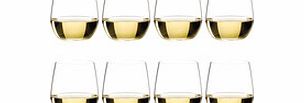 8 O Viognier and Chardonnay glasses