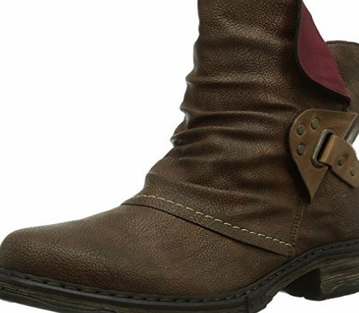 Rieker Z9984-26, Women Boots, Brown (Marron/Mogano/Wine/26), 8 UK (42 EU)