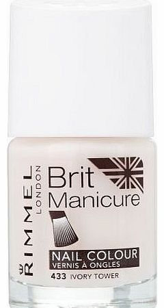 Brit Manicure Nail Colour, Ivory Tower