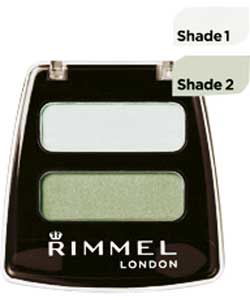Rimmel Colour Rush Duo Eye Shadow - Bavarian Green