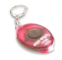 LED Cyba Keyring Torch ~ Ruby Red Body Colour ~ Ref RT5056