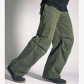 RINGSPUN overprinted stud and drawcord fastening utility pants