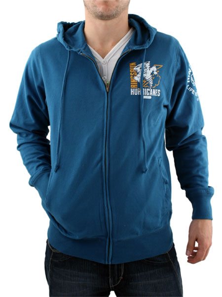 Saxon Blue Lock Hooded Zip