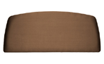 rio Faux Suede 2and#39;6 Headboard - Brown