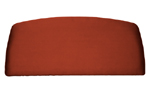 rio Faux Suede 2and#39;6 Headboard - Teracotta
