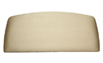 rio Faux Suede 3and#39;0 Headboard - Pearl
