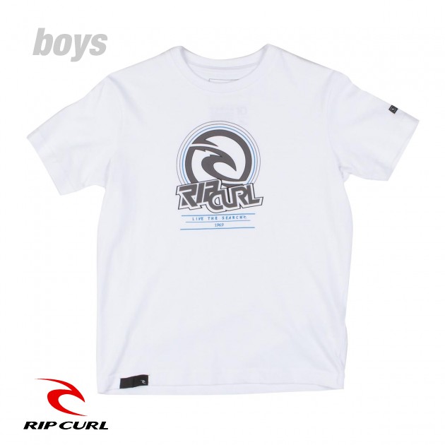 Boys Rip Curl Stranger T-Shirt - Optical White