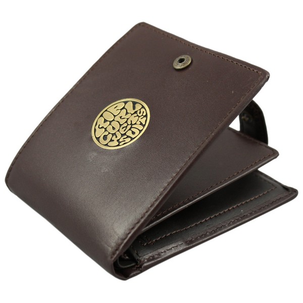Brown Rippy Rubberised Wallet by