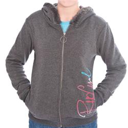 Girls Polar Bear Zip Hoody - Nine Iron