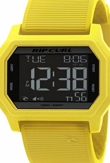Rip Curl Mens Rip Curl Atom Digital Watch - Yellow