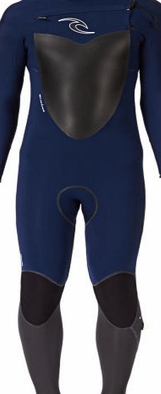 Rip Curl Mens Rip Curl Flashbomb 4/3mm Chest Zip Wetsuit