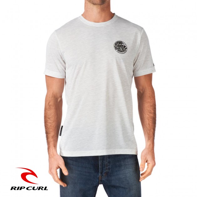 Mens Rip Curl Surf Tee T-Shirt - Frost Grey