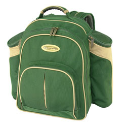 riva Green Picnic Backpack -4 Person
