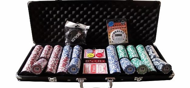 Riverboat Gaming Tournament Pro 500pc Numbered Poker Chip Set - Low Denominations