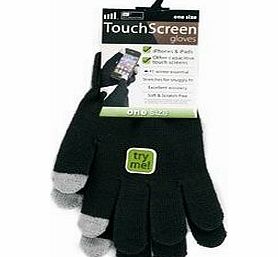 Rjm 2 X Mens Touch Screen Gloves for iPhone, iPad, Blackberry, Samsung, HTC and other smartphones, PDAs amp; Sat navs, Black