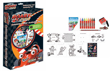 the Racing Car - Colouring and Activity Set