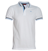 Austen White Pique Polo Shirt