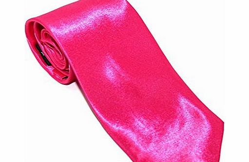 Robelli Mens 3`` Chunky Thick Tie Purple Blue Grey Gold White Champagne Pink Red Blue (Hot Pink)
