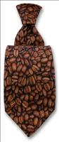 Brown Coffee Bean Tie by