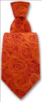 Orange Rose Tie by