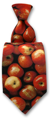 Printed Apple Tie by