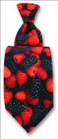 Printed Berry Tie by