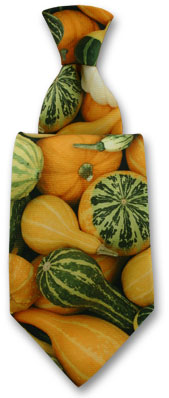 Printed Pumpkin Tie by
