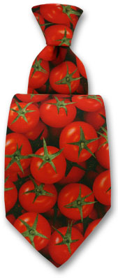 Printed Tomato Tie by