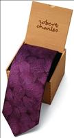 Purple Leaf Tie by
