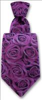 Purple Rose Tie by