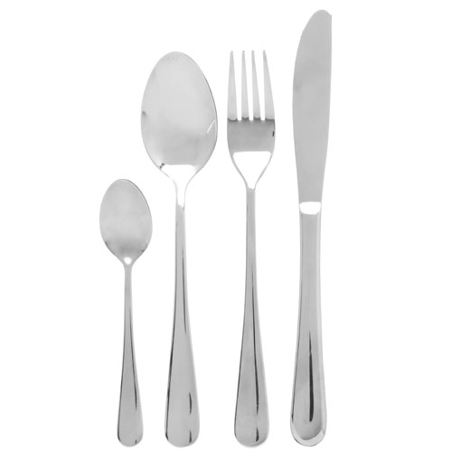 Robert Dyas 16 Piece Flat Cutlery Set