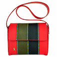 Scrigno - Multicolor Bands Canvas & Leather Mini Bag