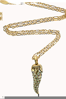 Roberto Cavalli Horn pendant necklace