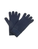 Signature Cuff Knit Wool Gloves