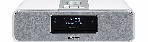 Roberts Blutune200 DAB/DAB /FM/CD/USB/SD/Bluetooth Sound System with Recording Facility - White