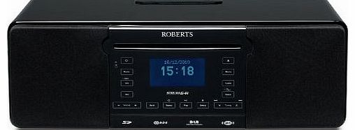 Roberts Radio Stream64i CD/DAB/DAB /FM/USB/SD Internet Stereo Sound System with iPod Dock and Record Facility