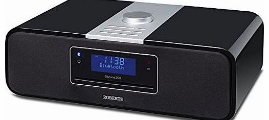 Roberts Blutune 200 Bluetooth CD DAB DAB+ FM Stereo Sound System Streaming, Record to USB or SD Card, 6 Position Equaliser + Seperate Bass & Treble, USB 20 Radio Presets Multi Alarms