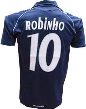 Robinho Adidas Real Madrid away (Robinho 10) 05/06