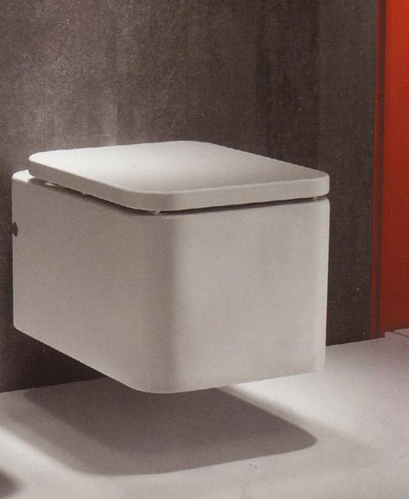 Roca Element Wall Hung WC Pan with Seat and Cover