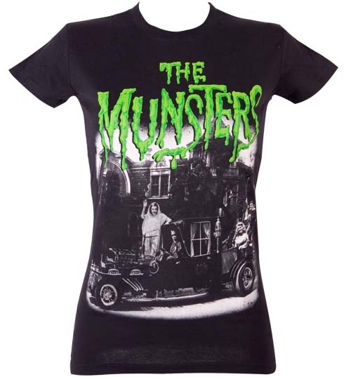 Ladies The Munsters Family Hotrod T-Shirt from