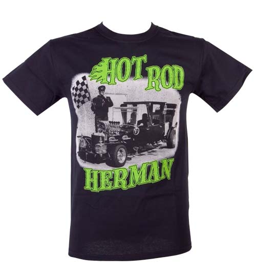Mens The Munsters Hot Rod Herman T-Shirt